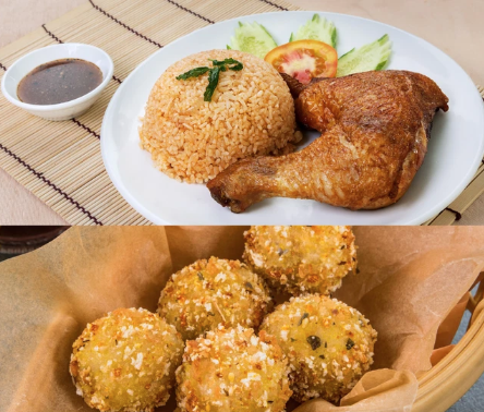 Crispy Chicken Rice