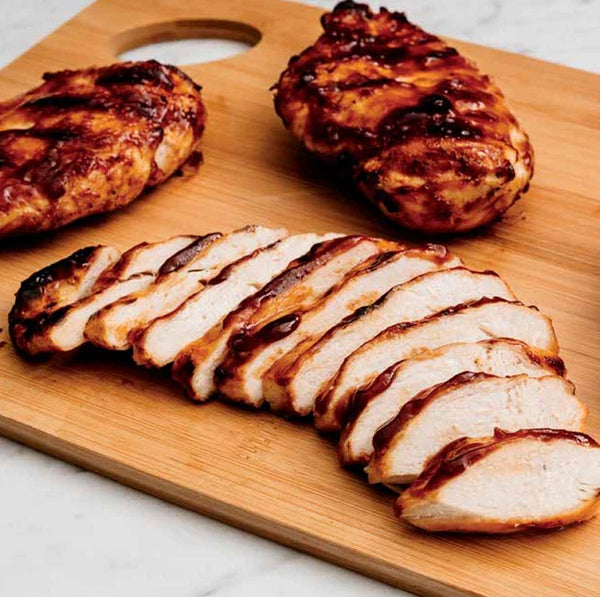 Honey Mustard & Barbecue-Glazed Chicken Breasts